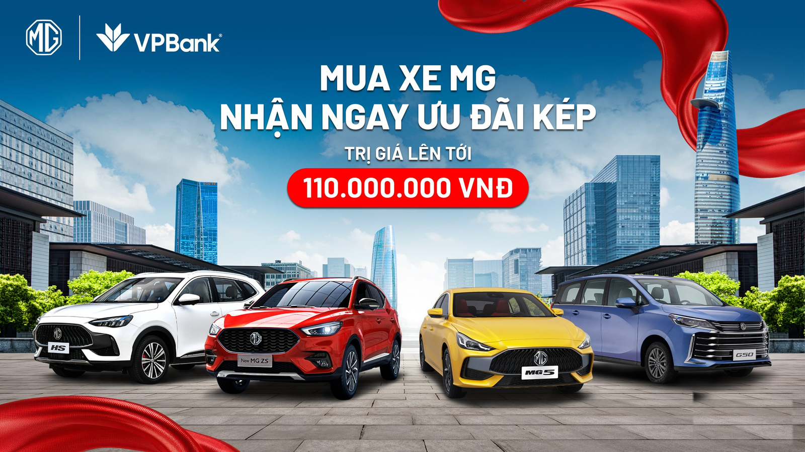 Ưu đãi MG tháng 9/2026: bảng quyền lợi cho MG5, ZS, HS và G50